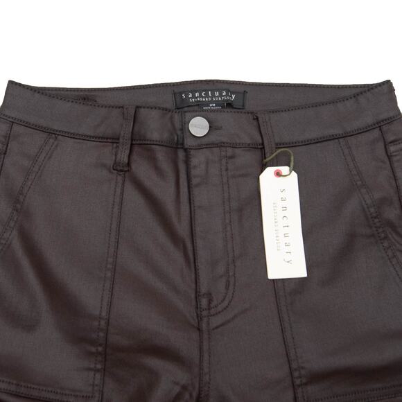 Sanctuary Hayden High Rise Coated Stretch Denim Skinny Pants Size 29 - Picture 5 of 13